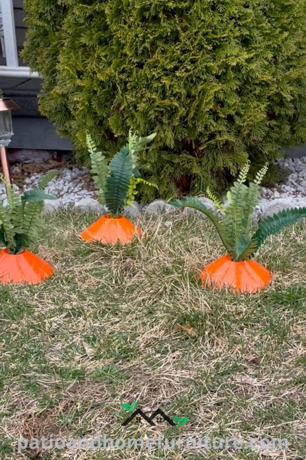 Easter patio decorations showcasing colorful egg garlands, flowering arrangements, and whimsical bunny figurines, creating a cozy outdoor atmosphere perfect for family gatherings and celebrations. Visit wellnesswink.com for unique ideas and design inspirations.