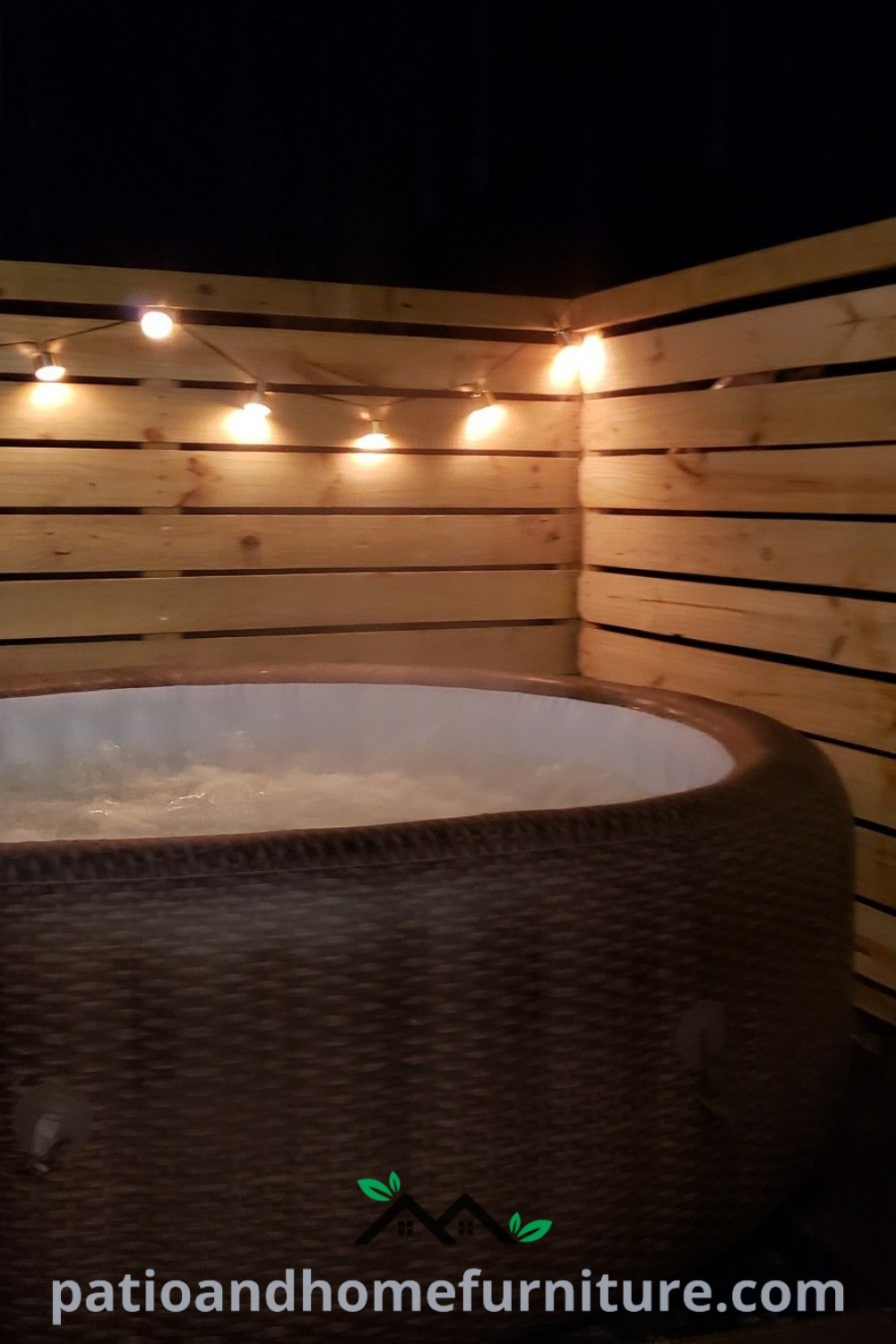 Cozy hot tub designs featuring pallet enclosures, inviting garden setups, and innovative inflatable spa ideas, creating a relaxing outdoor oasis for wellness and enjoyment at wellnesswink.com.